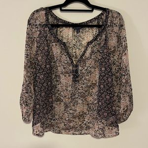 🌸4/$25 AE Floral Blouse